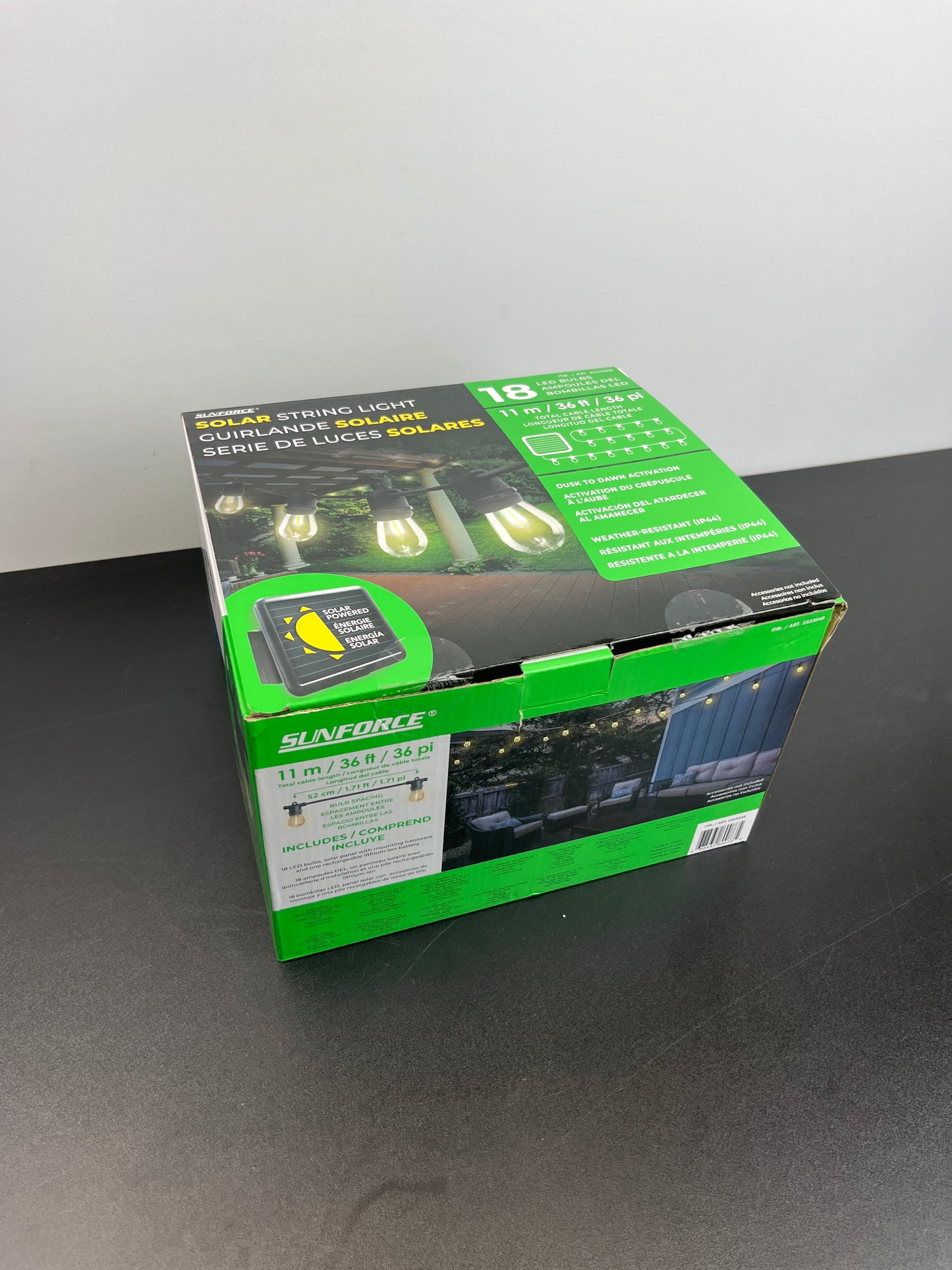 SUNFORCE 36'  18 LED BULB - Retail $39