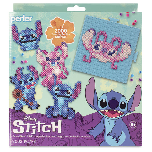 Perler Disney Stitch Fused Bead Kit - Stitch & Angel