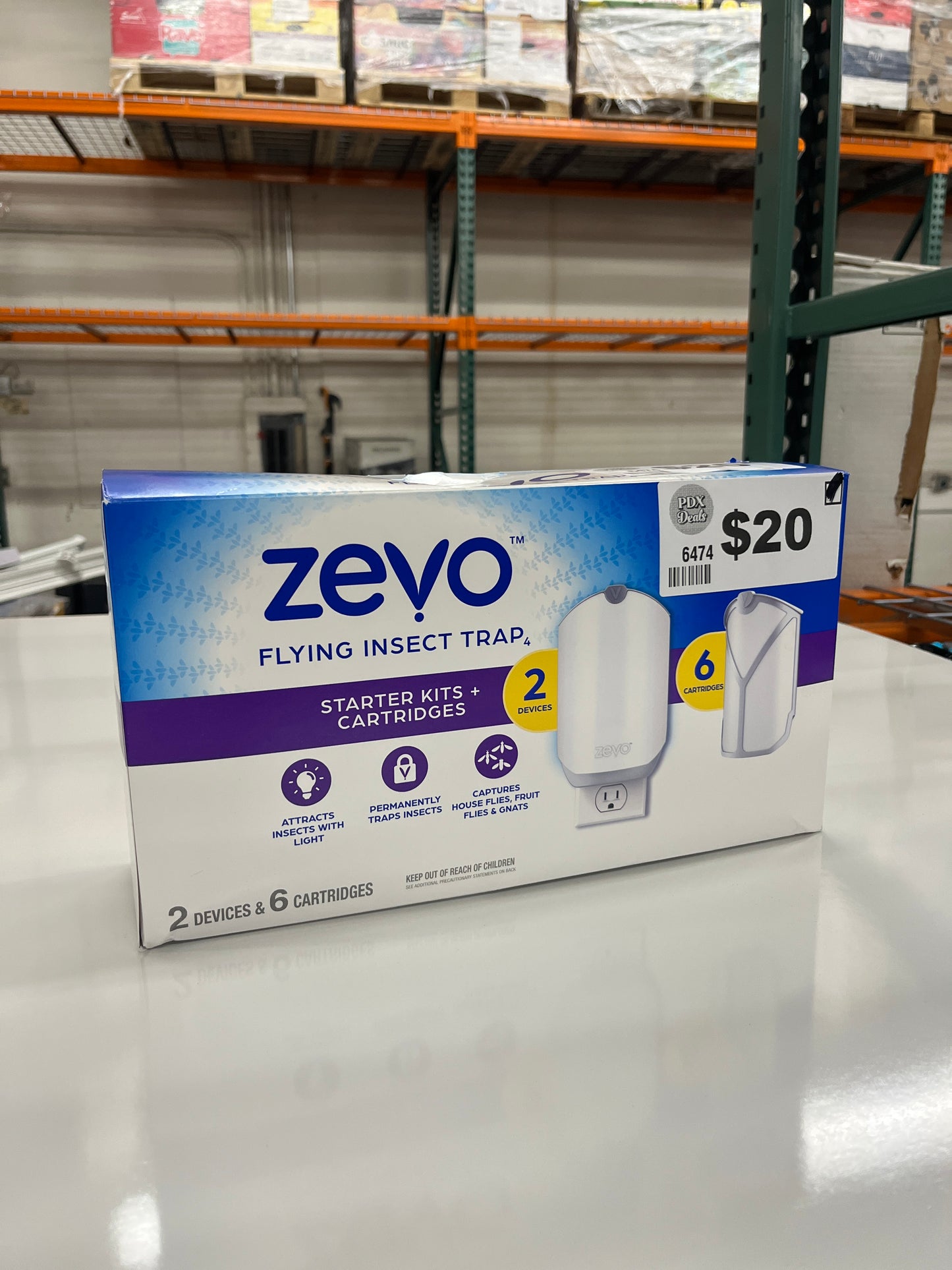 ZEVO FLYING INSECT TRAP - Retail $39