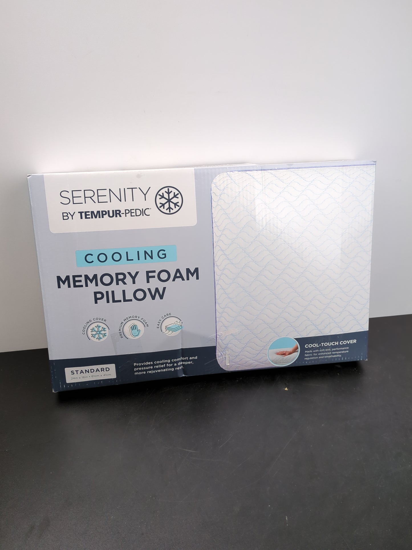 Serenity by Tempur-Pedic Cooling Memory Foam Pillow - Retail $35