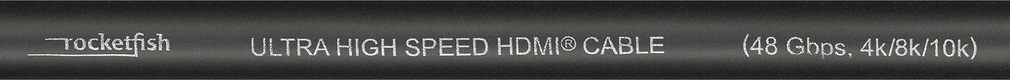 Rocketfish™ - 25' 8K Ultra High Speed HDMI 2.1 Certified Cable - Black [200]