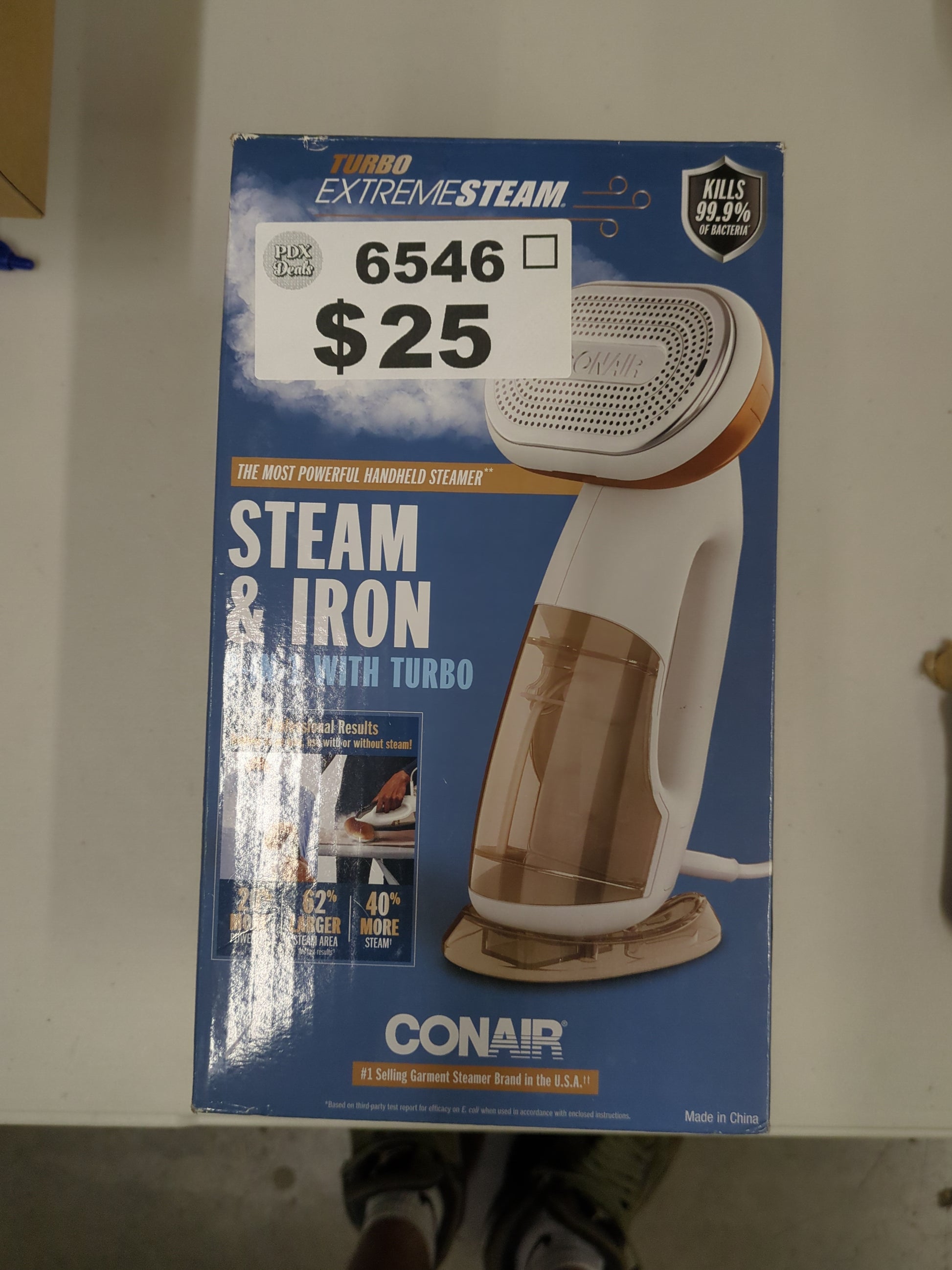 CONAIR HANDHELD STEAMER - Retail $49