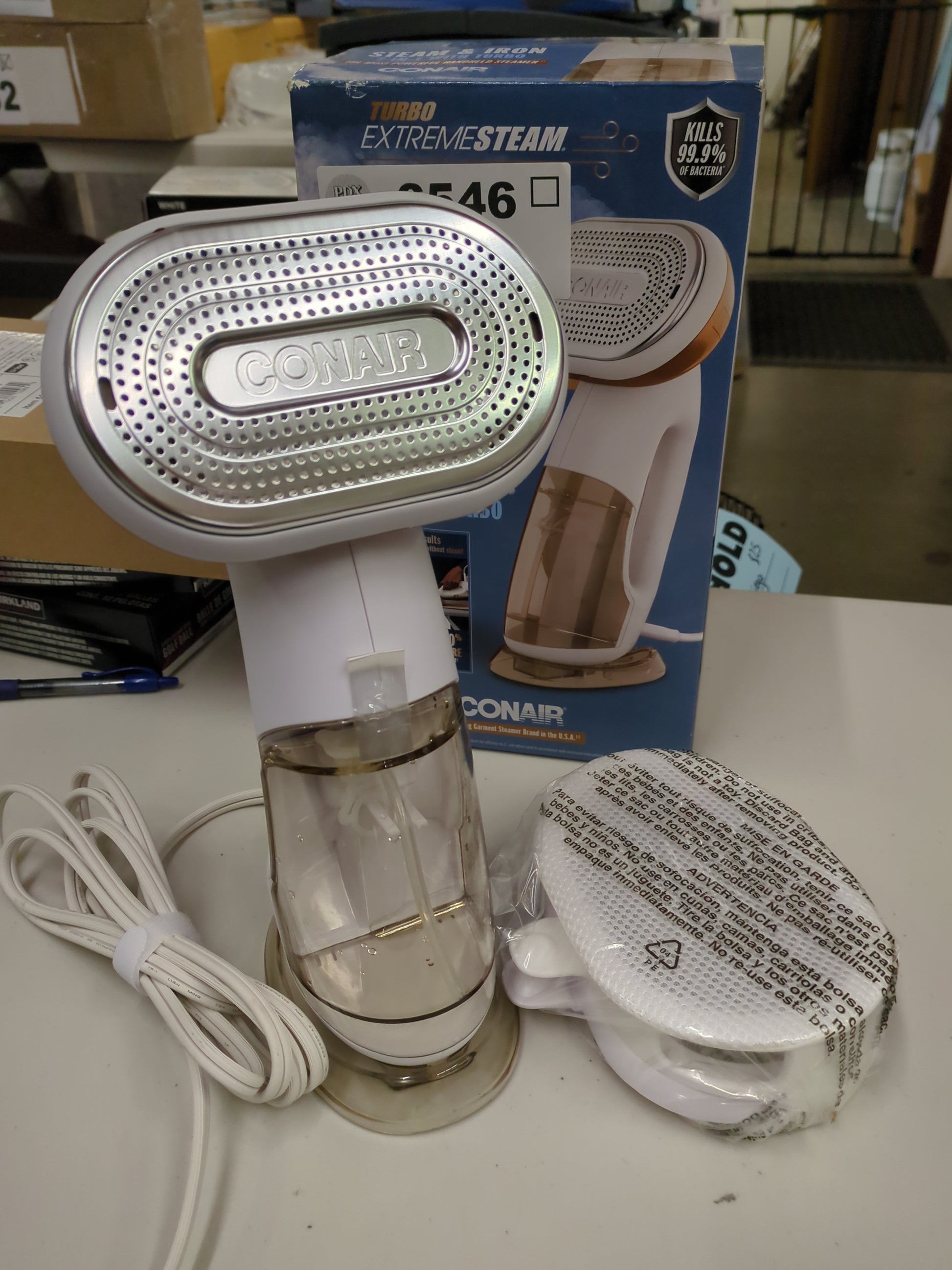 CONAIR HANDHELD STEAMER - Retail $49