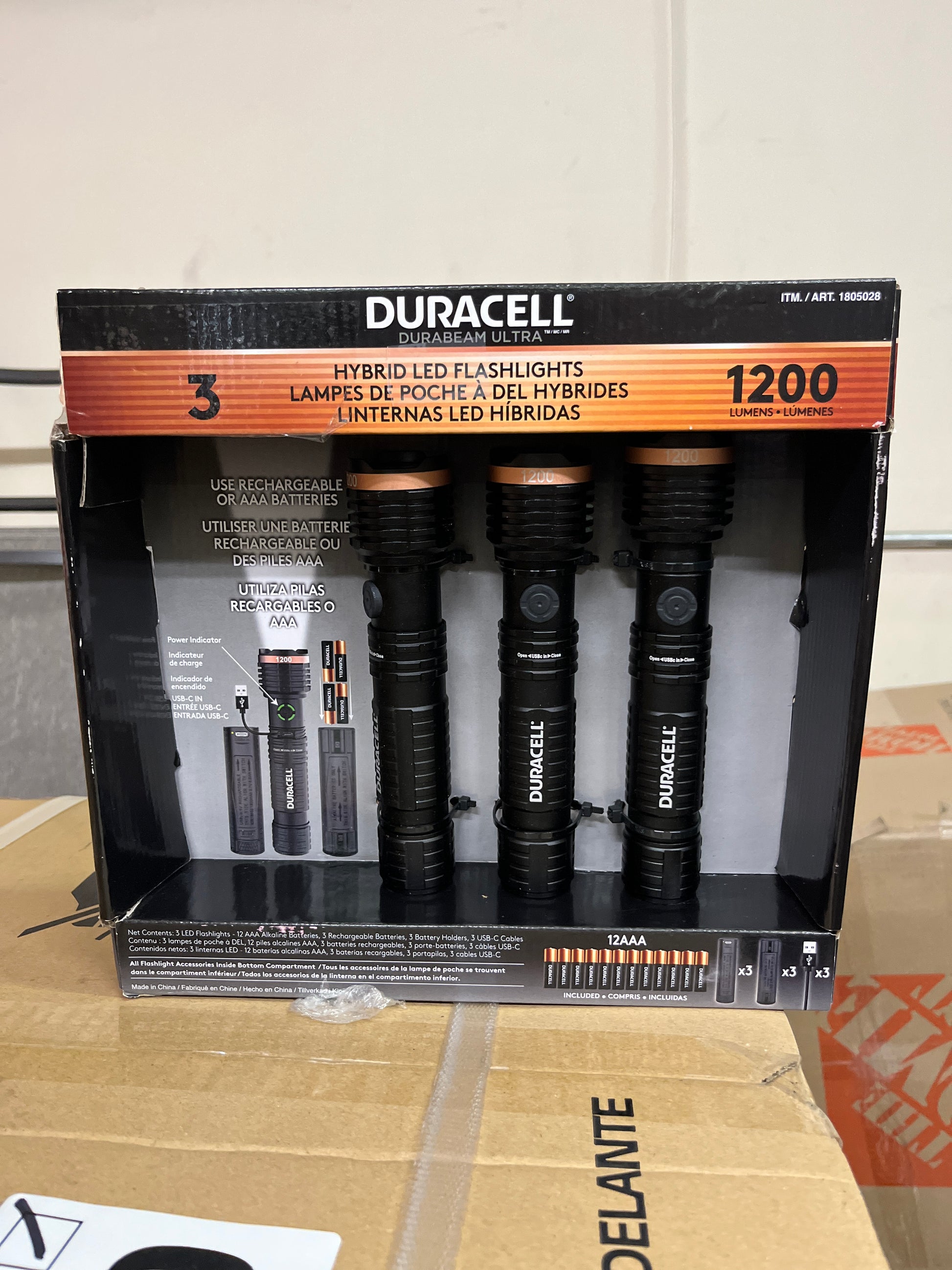 DURACELL 1200L HYBRID - Retail $24
