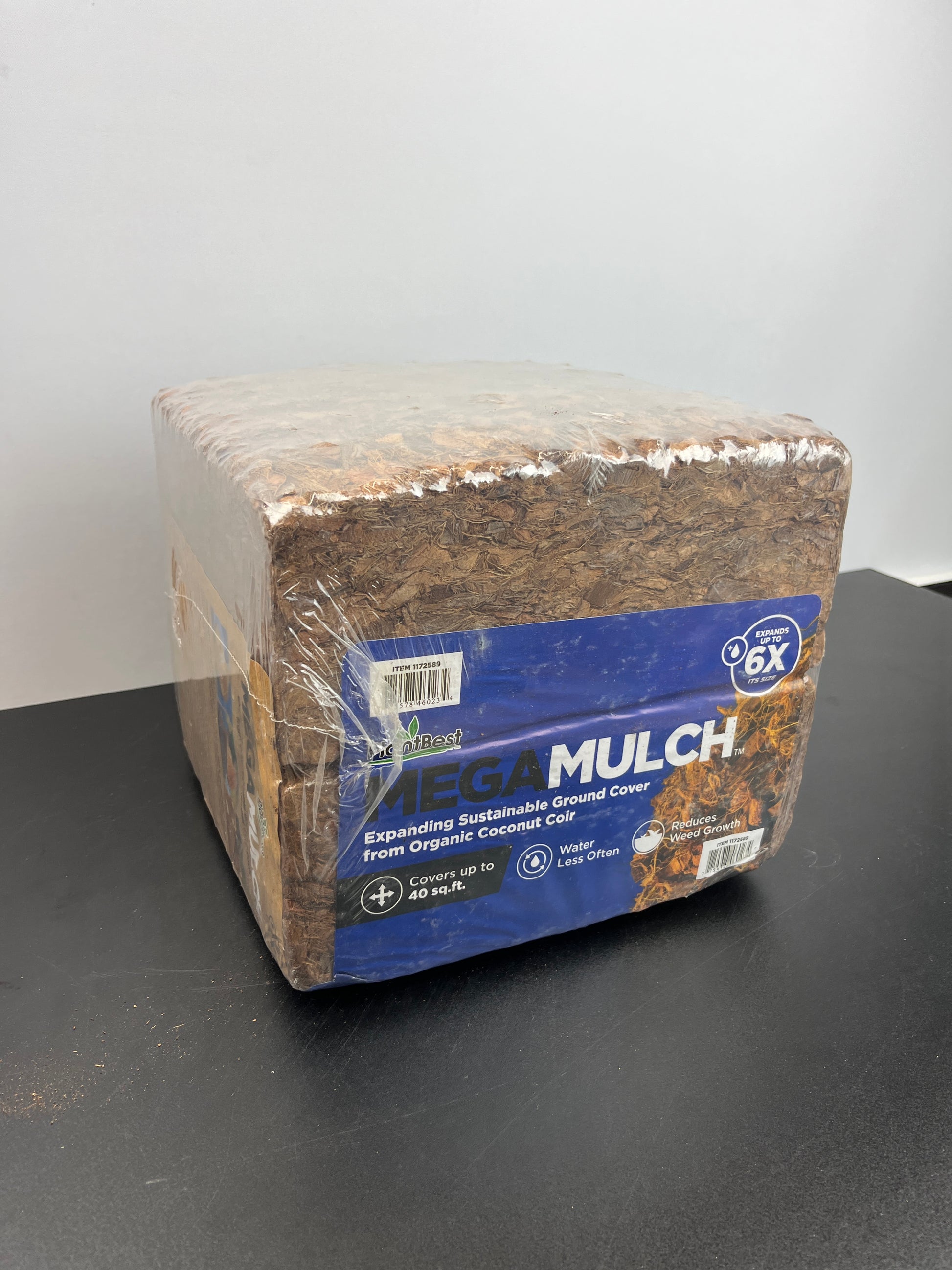COMPRESSED COCONUT MULCH - Retail $18