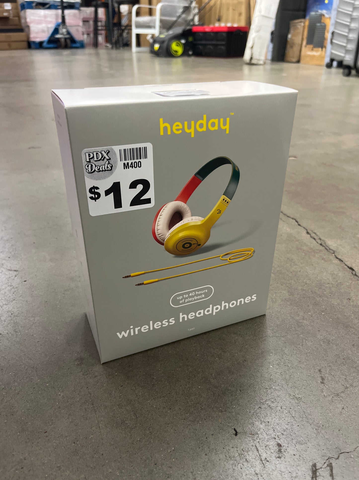 Wireless Built-In-Microphone Headphones - heyday™ Yellow/Orange/Green: On-Ear, USB-C Compatibility