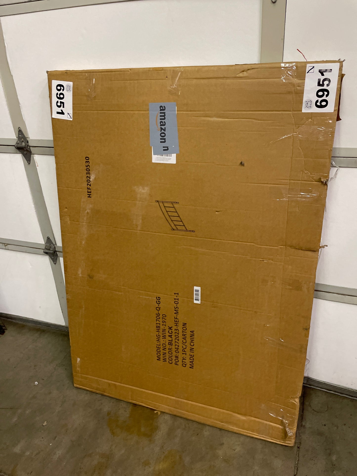 Flash Furniture Woodstock Decorative Black Metal Queen Size Headboard - Retail $115