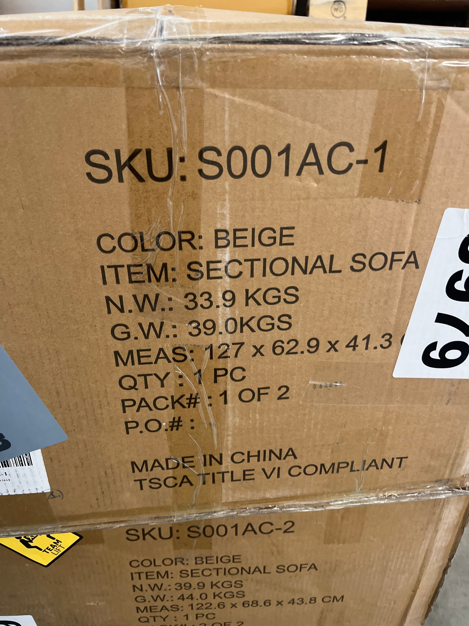 YOPTO Upholstered Pull Out Sectional Sofa with Storage Chaise,Convertible Linen Corner Couch w/ 3 Movable Back Cushions,L-Shaped Reversible Sleeper Sofa Bed,for Living Room Apartment,Beige - Retail $439