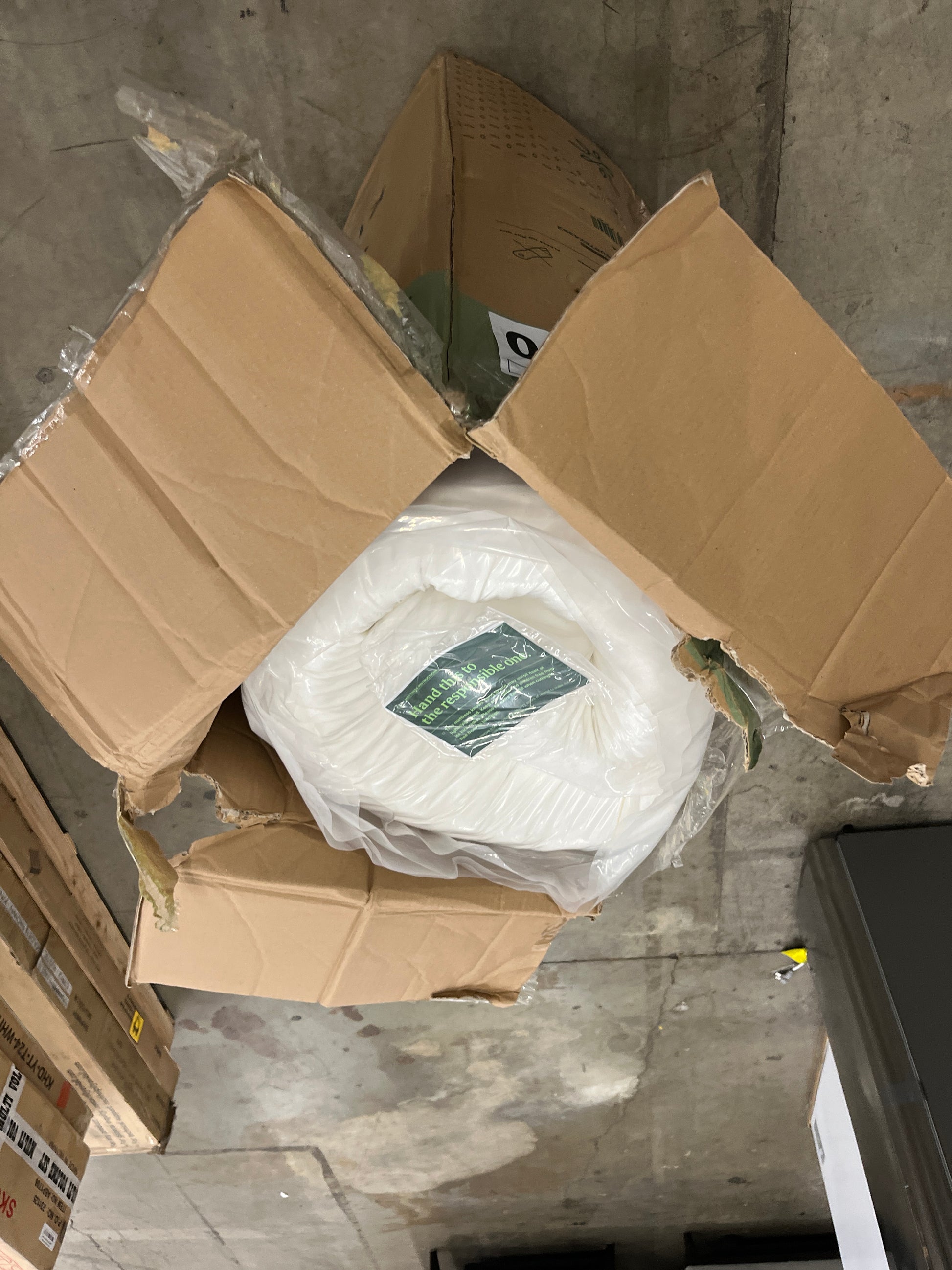 NEW - Christopher Knight Home Nissie Mid-Century Wood Table Top (Top ONLY, No Legs), Natural Walnut Finish / Light Beige