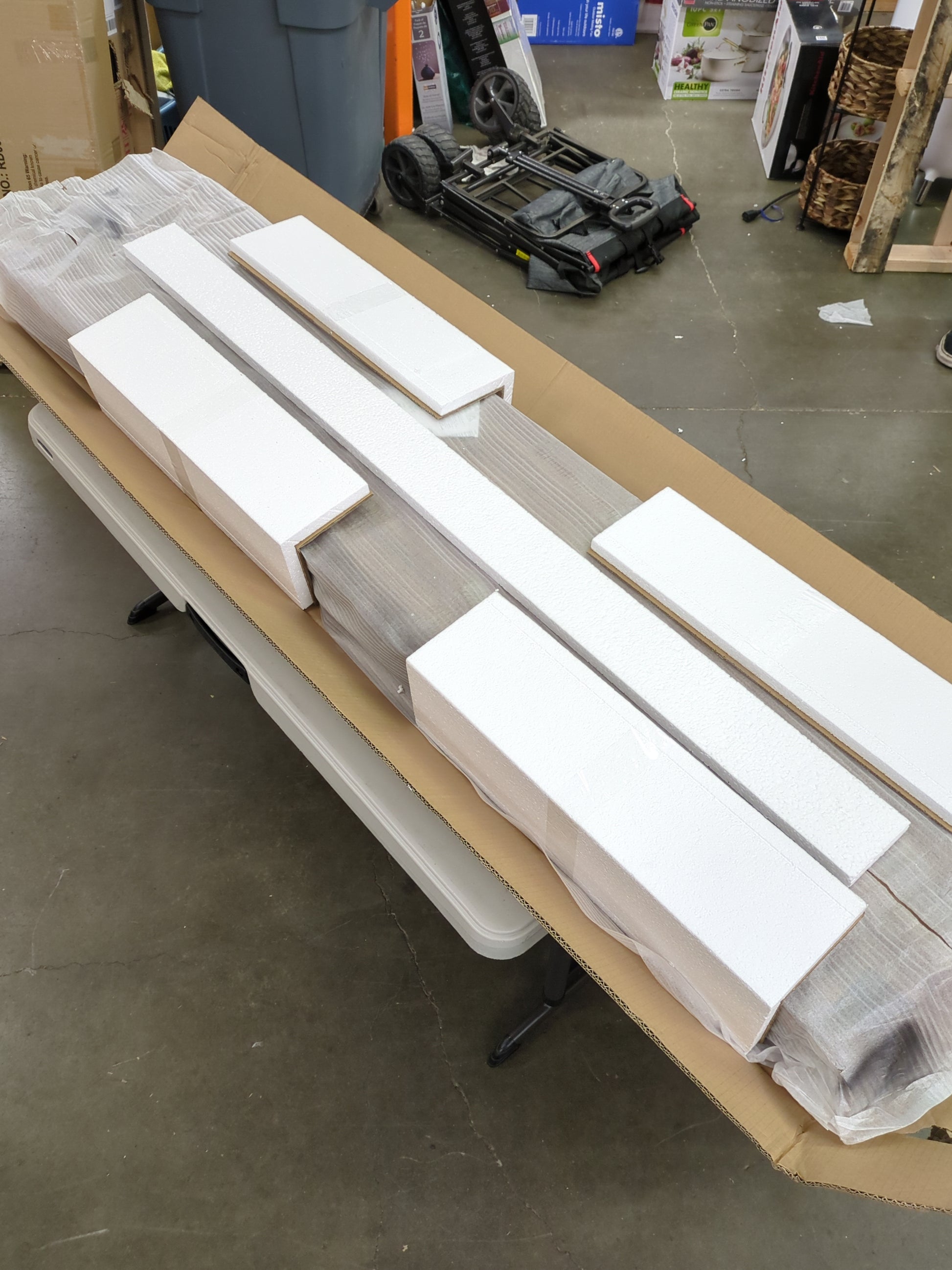 Signature Design by Ashley Furniture Torjin Urban Counter Height Dining Room Table, Two-tone Brown - Retail $361