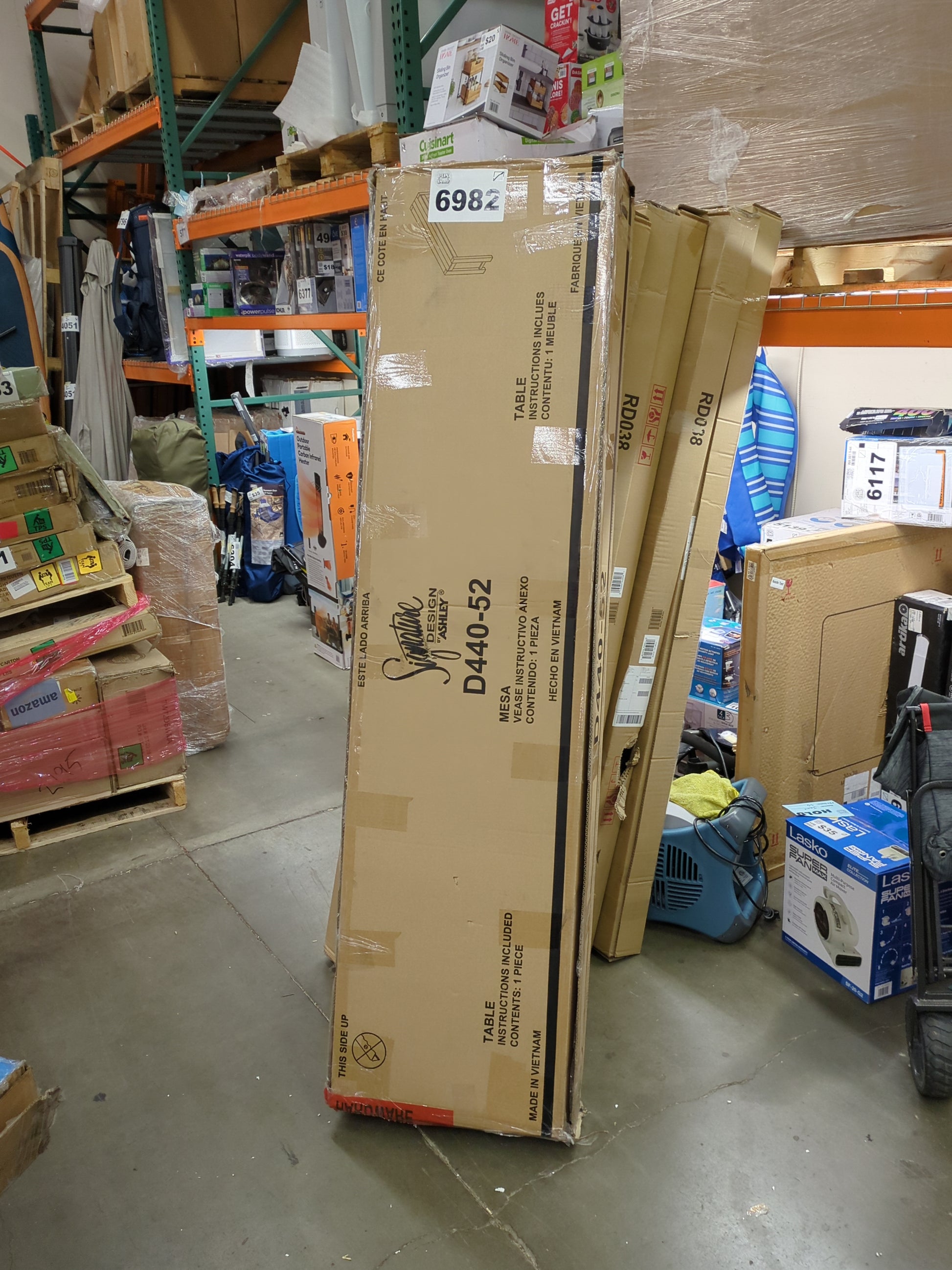 Signature Design by Ashley Furniture Torjin Urban Counter Height Dining Room Table, Two-tone Brown - Retail $361