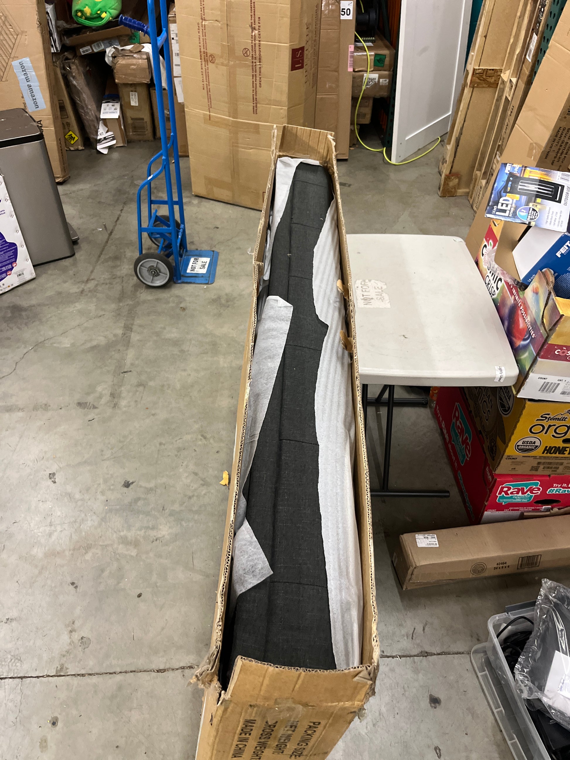 IULULU Futon Sofa Bed, Convertible Couch with 2 Cup Holders Loveseat with Armrest for Studio, Apartment, Office, Living Room, Dark Grey - Retail $266