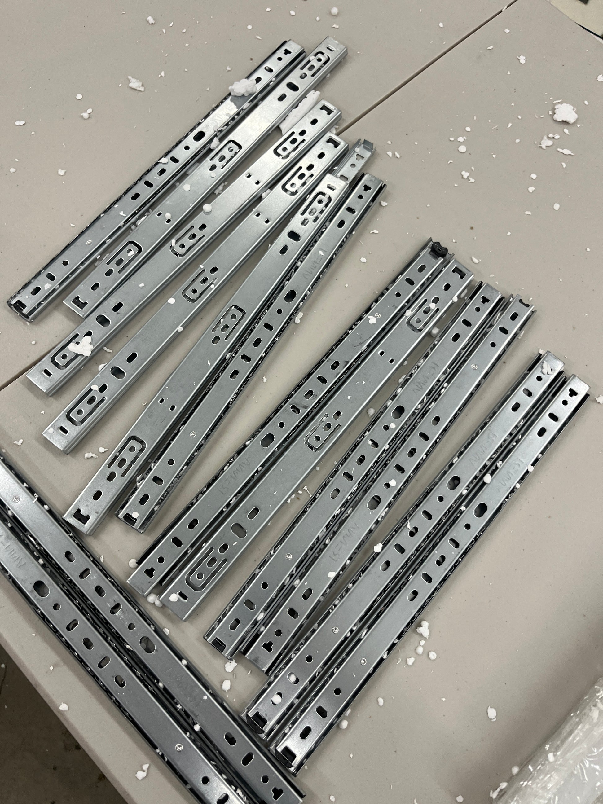 Boahaus Alana White Makeup Vanity Desk with Mirror and Lights, Crystal Knobs, 5 Drawers for Ample Storage, Glas Top, Elegant White Dressing Table with Mirror for Bedroom - Retail $254