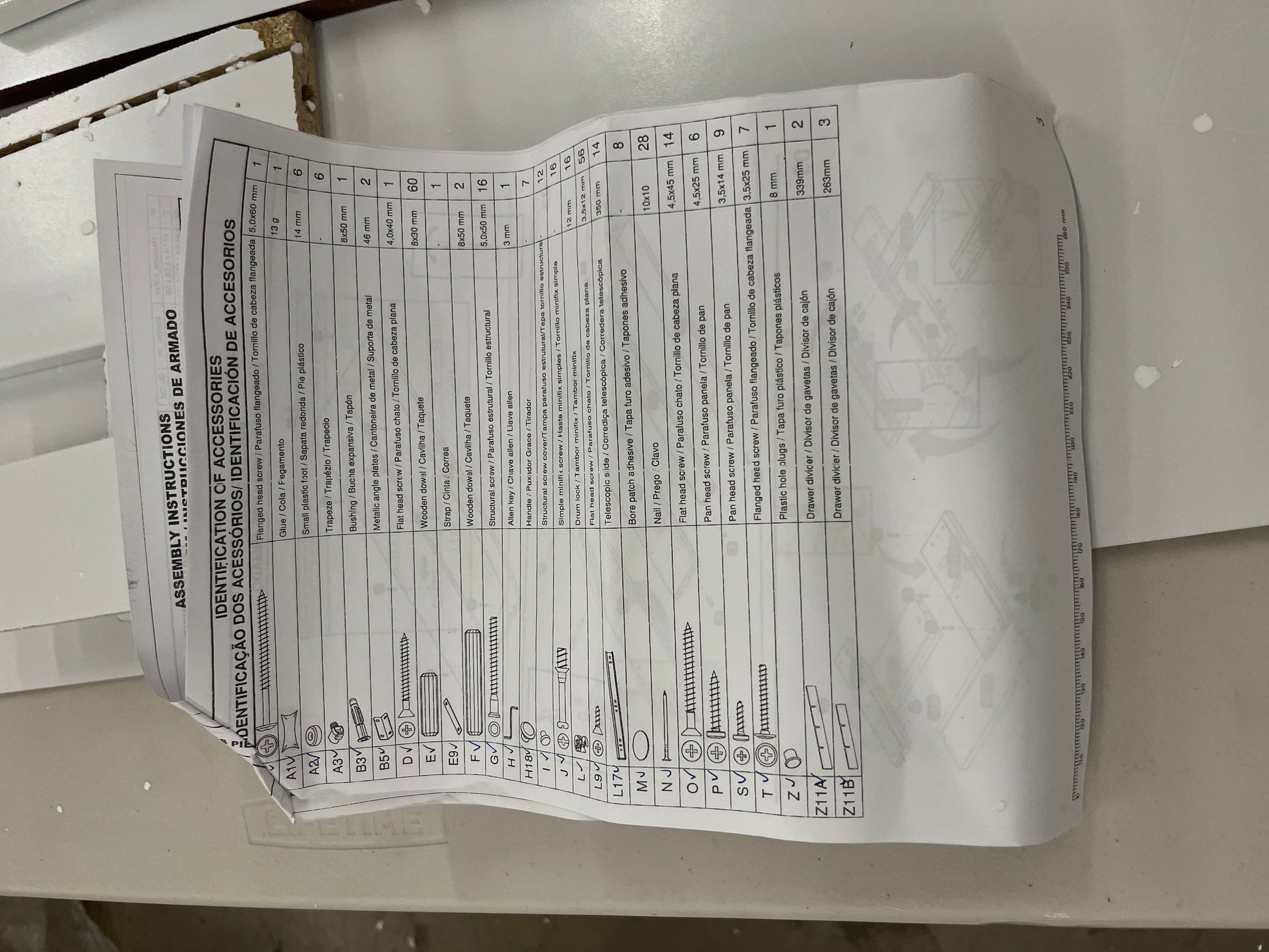 Boahaus Alana White Makeup Vanity Desk with Mirror and Lights, Crystal Knobs, 5 Drawers for Ample Storage, Glas Top, Elegant White Dressing Table with Mirror for Bedroom - Retail $254