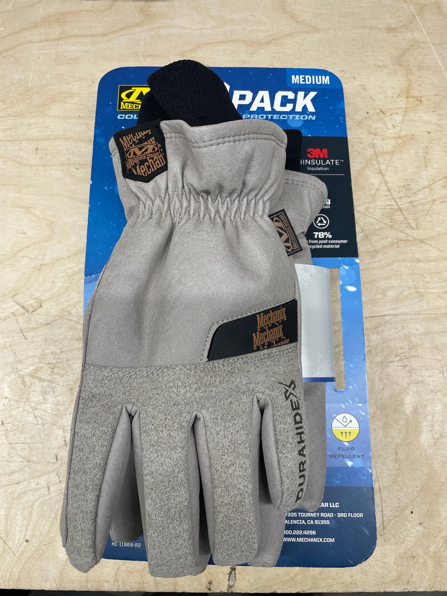 Insulated DuraHideX Cold Weather Work Glove, 2-pair
