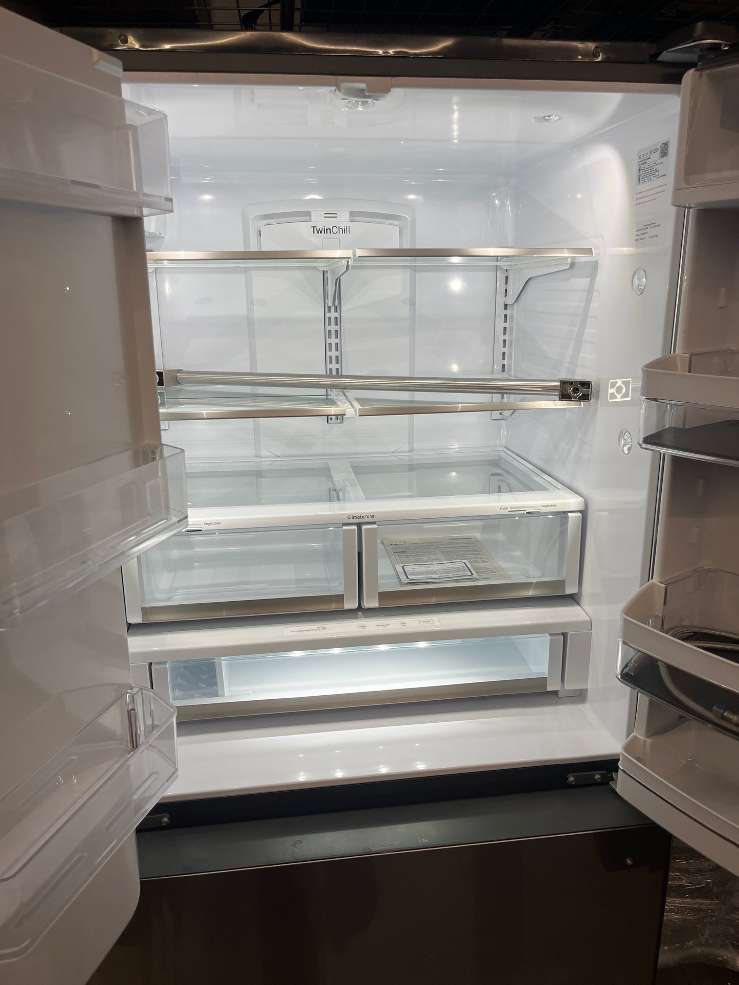 NEW - GE Cafe 27.8 cu. ft. Smart French Door Refrigerator with Hot Water Dispenser, ENERGY STAR