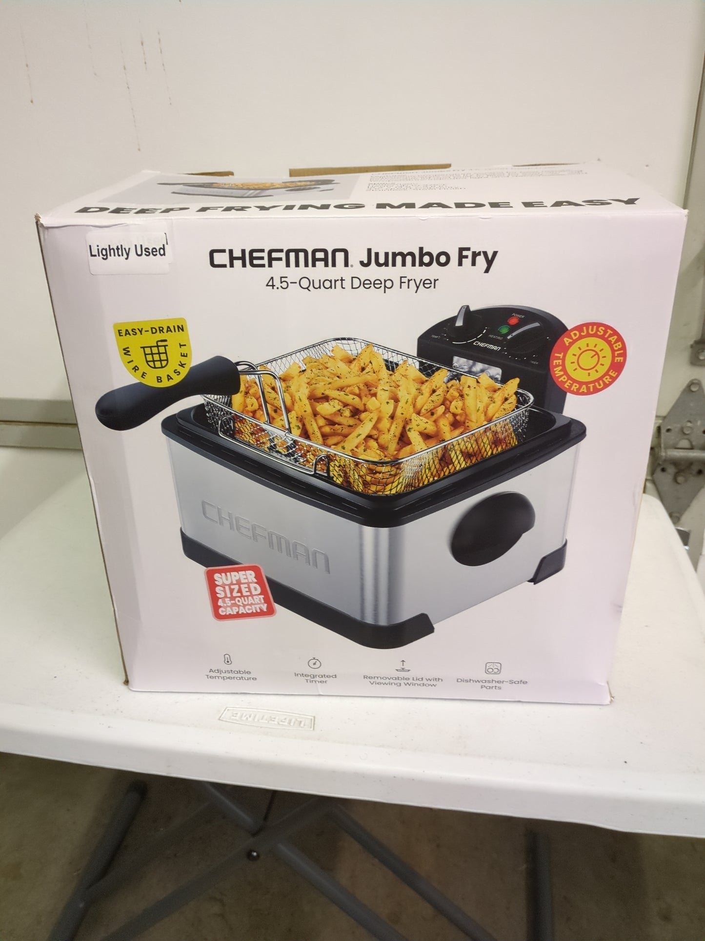 CHEFMAN DEEP FRYER - Retail $49