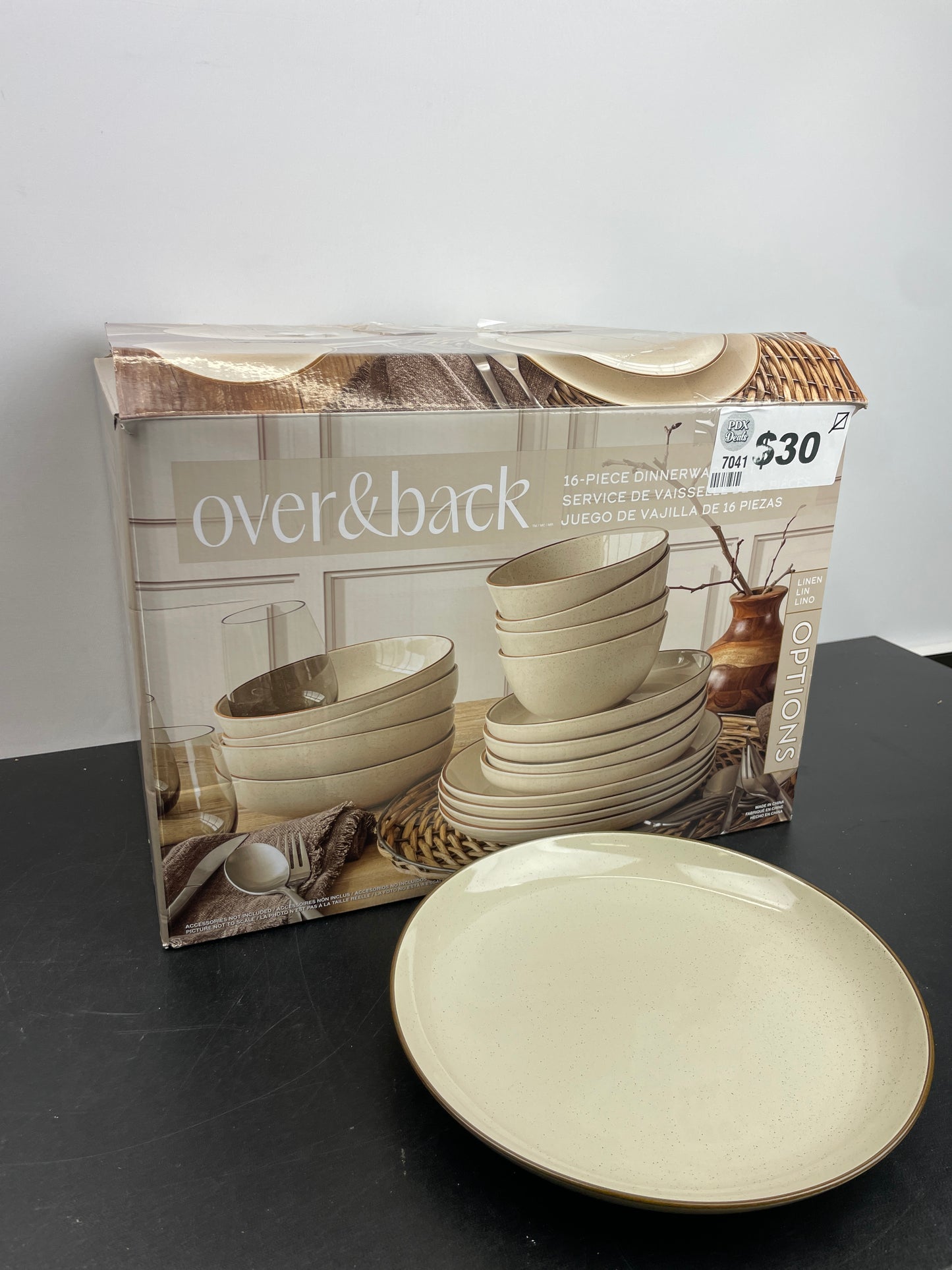 O+B OPTIONS LINEN/SAGE - Retail $39