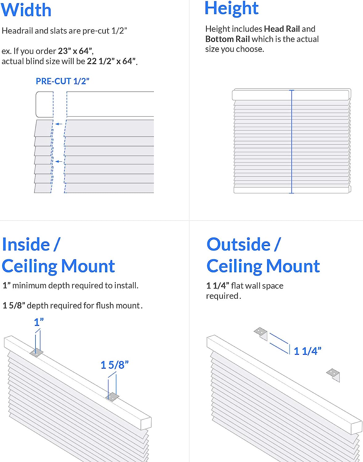 NEW - CHICOLOGY 71"W X 36"H Blinds for Windows , Mini Blinds , Window Blinds , Door Blinds , Blinds & Shades , Camper Blinds , Mini Blinds for Windows , Horizontal Window Blinds , Gloss White - Retail $51