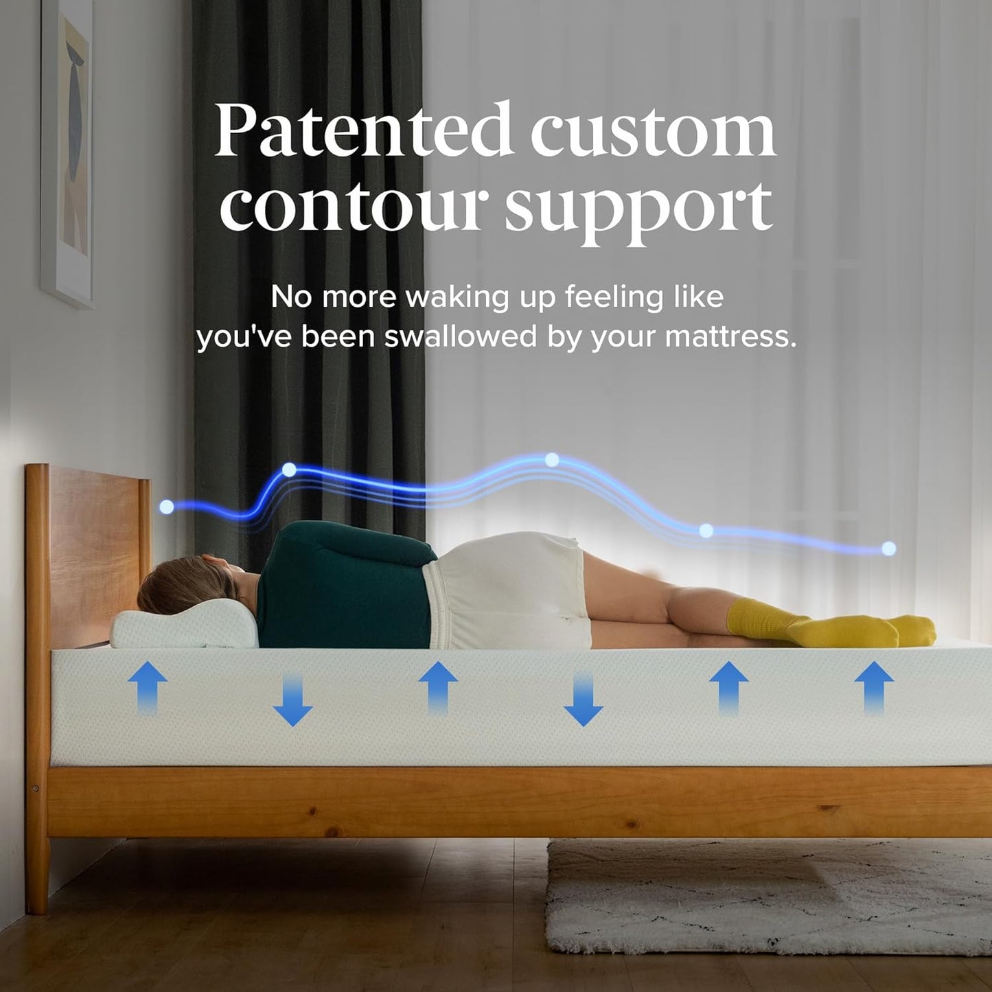 NEW - Zinus 12 Inch KING Green Tea Memory Foam Mattress [New Version], Fiberglass Free, Medium Firm Feel, Zoned Pressure Relief, Certified Safe Foams & Fabric, Bed-in-A-Box, King