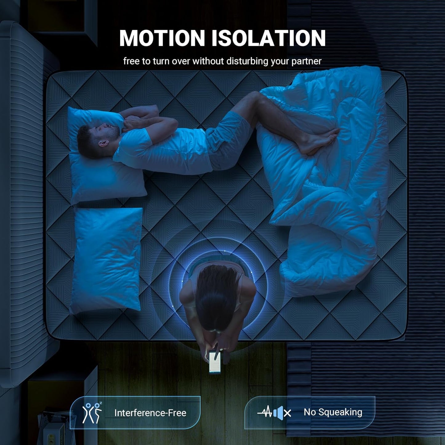 NEW - Avenco Full Size Mattress 10 Inch, Hybrid Full Mattresses, CertiPUR - Retail $215