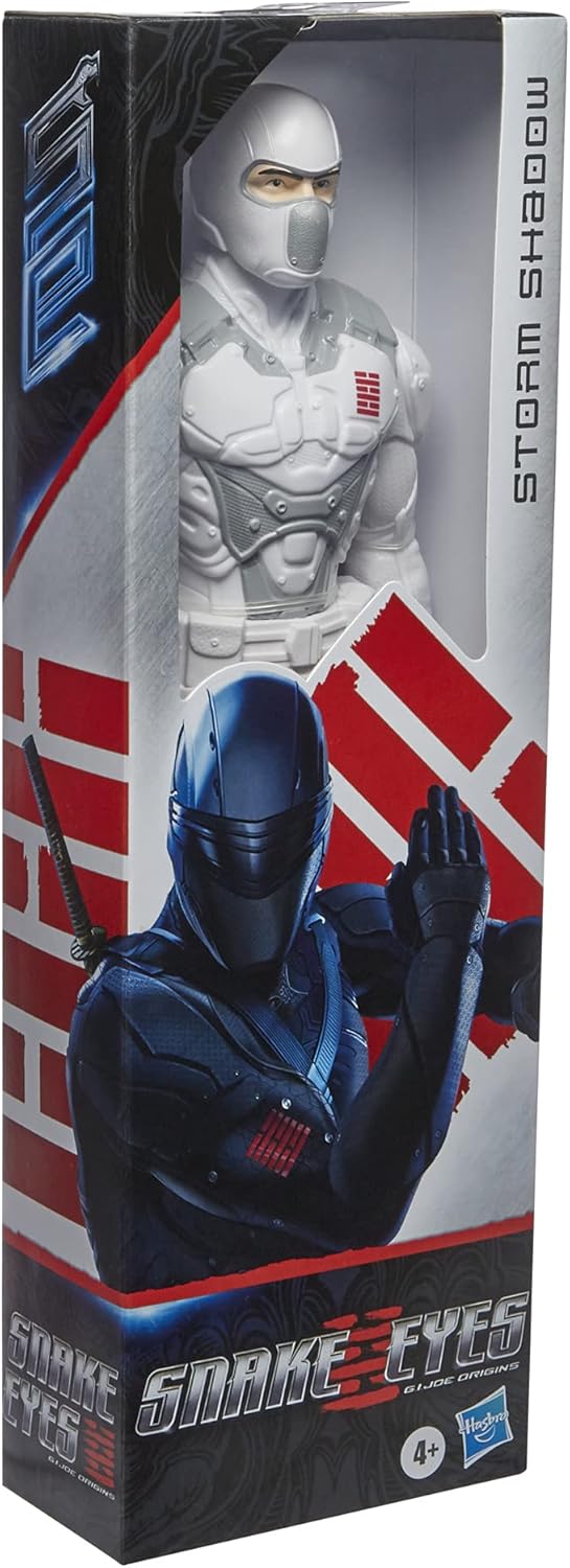 Snake Eyes: G.I. Joe Origins Storm Shadow Collectible 12-Inch Scale Action Figure with Ninja Sword Accessory, Toys for Kids Ages 4 and Up