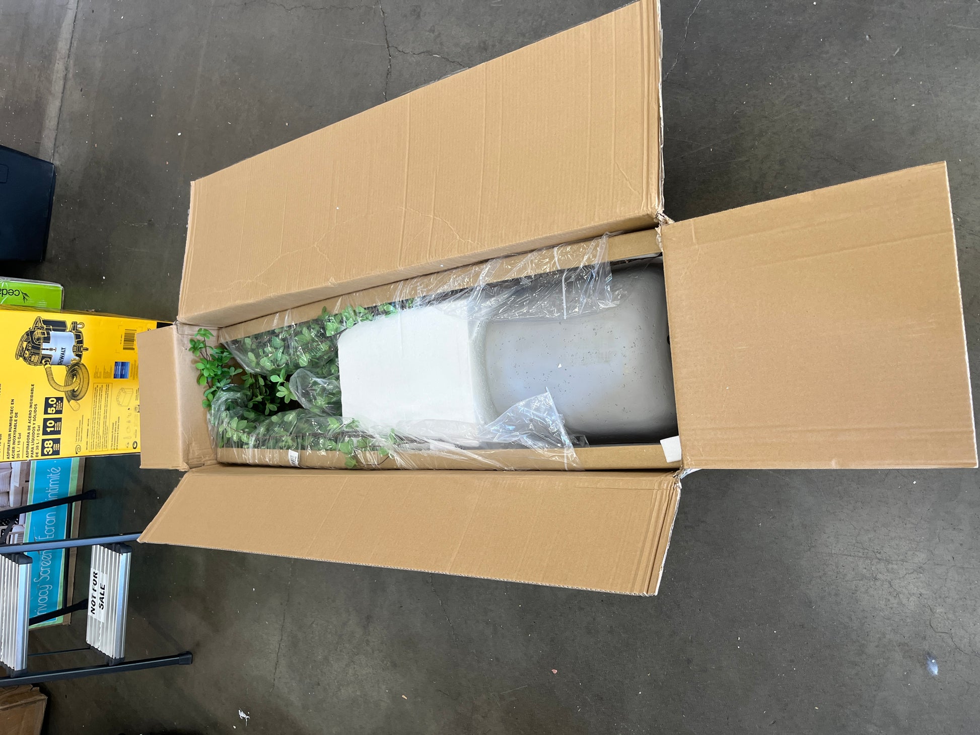 7.5' FAUX EUCALYPTUS TREE - Retail $249