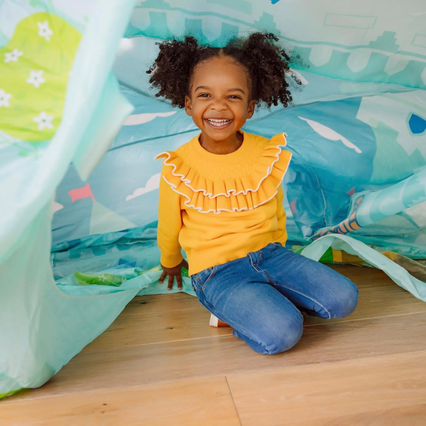 Chuckle & Roar - Inflatable Air Castle - Simple Imagination Play - Great for Toddlers - Ages 3 and Up