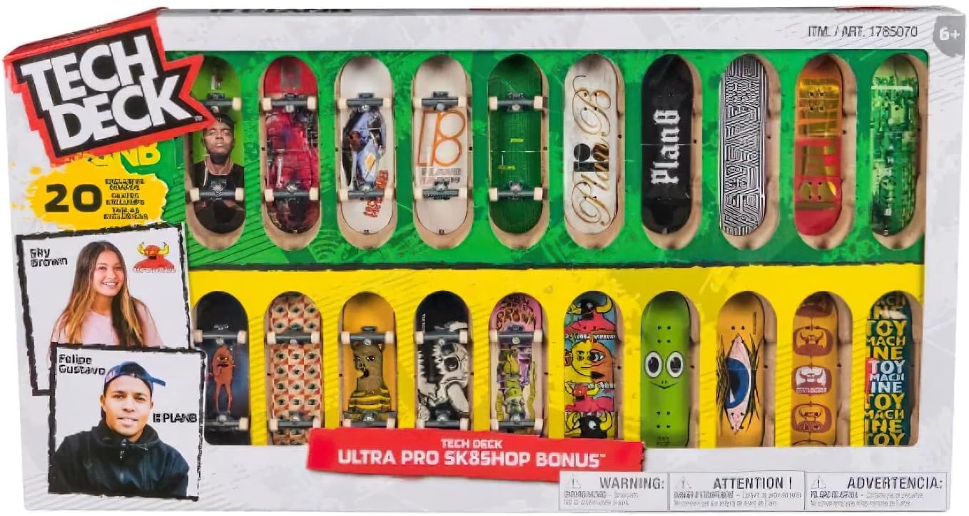 TECH DECK Ultra Pro 20 Bonus Pack Fingerboard Skateboards Sk8shop