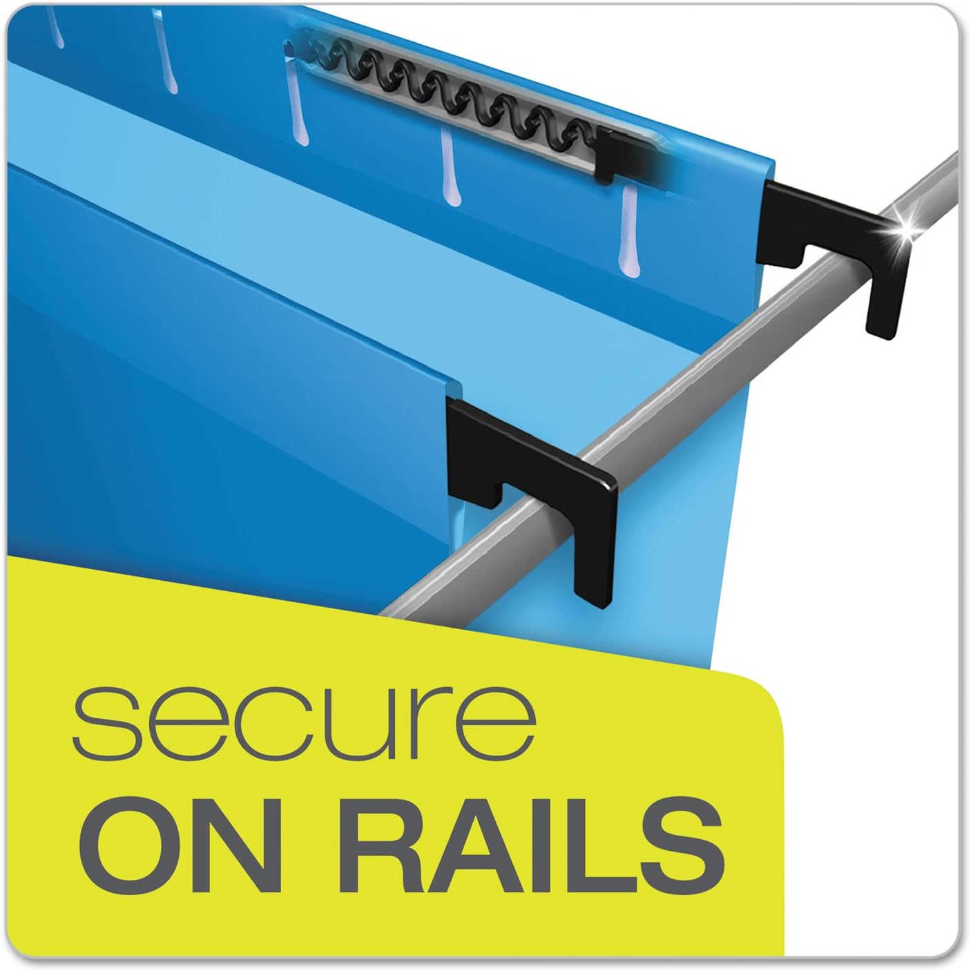 Pendaflex SureHook Reinforced Hanging Folders, Letter Size, Assorted Colors, 20 per Box (6152 1/5 ASST) - Retail $19