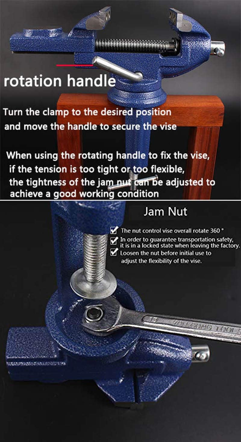 MYTEC Home Vise Clamp-On Vise，2.5"