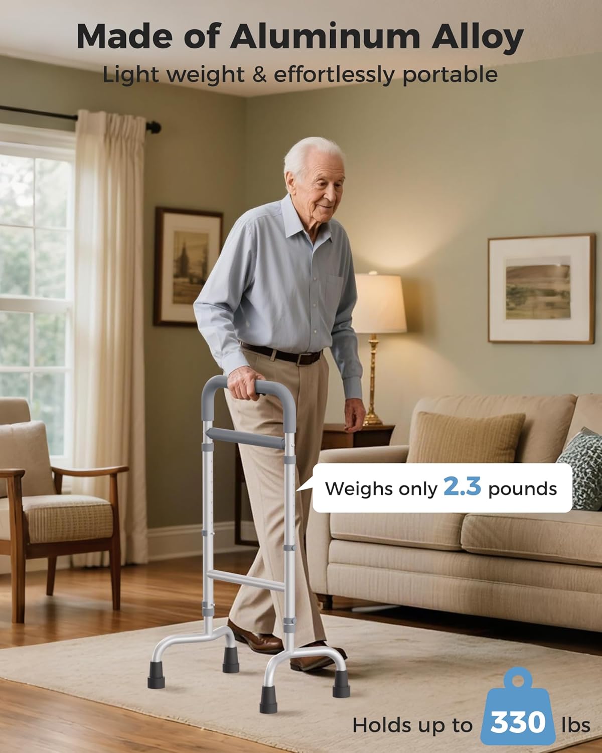 Stand Assist Aid for Elderly, Versatile Couch Chair Stand Assist, Mobility Standing Aids & Supports for Elderly, Height Adjustable, Lightweight