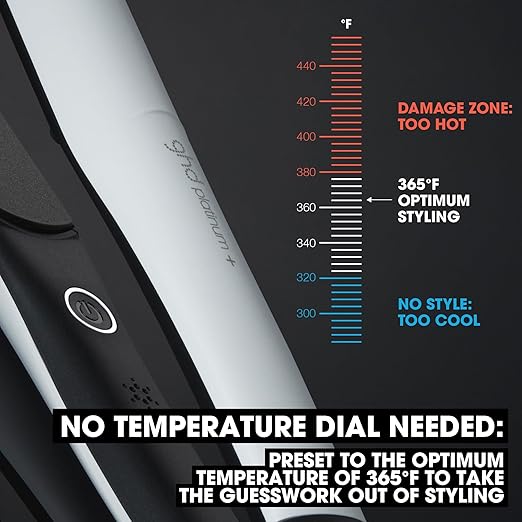 GHD Platinum+ Styler 1" Flat Iron, White