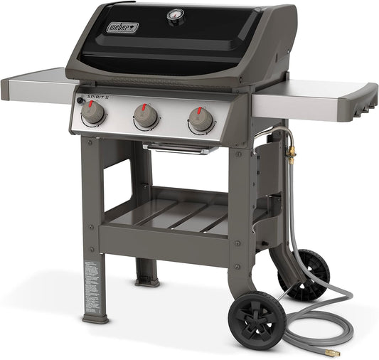 NEW IN BOX - Weber Spirit II E-310 3-Burner Natural Gas Grill, Black - Retail $569