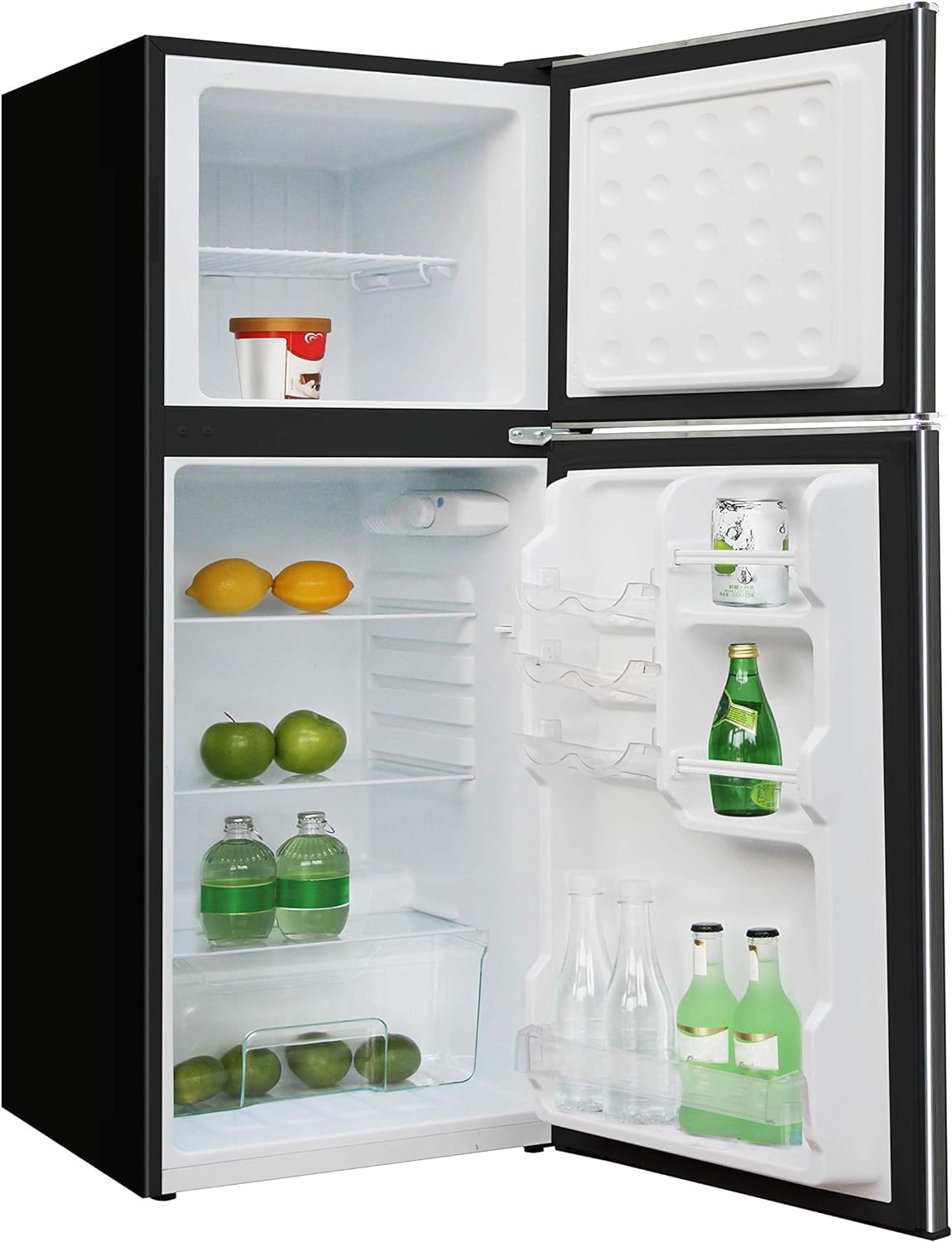 NEW - Frigidaire EFR451 2 Door Refrigerator/Freezer, 4.6 cu ft, Platinum Series, Stainless Steel, Double - Retail $359