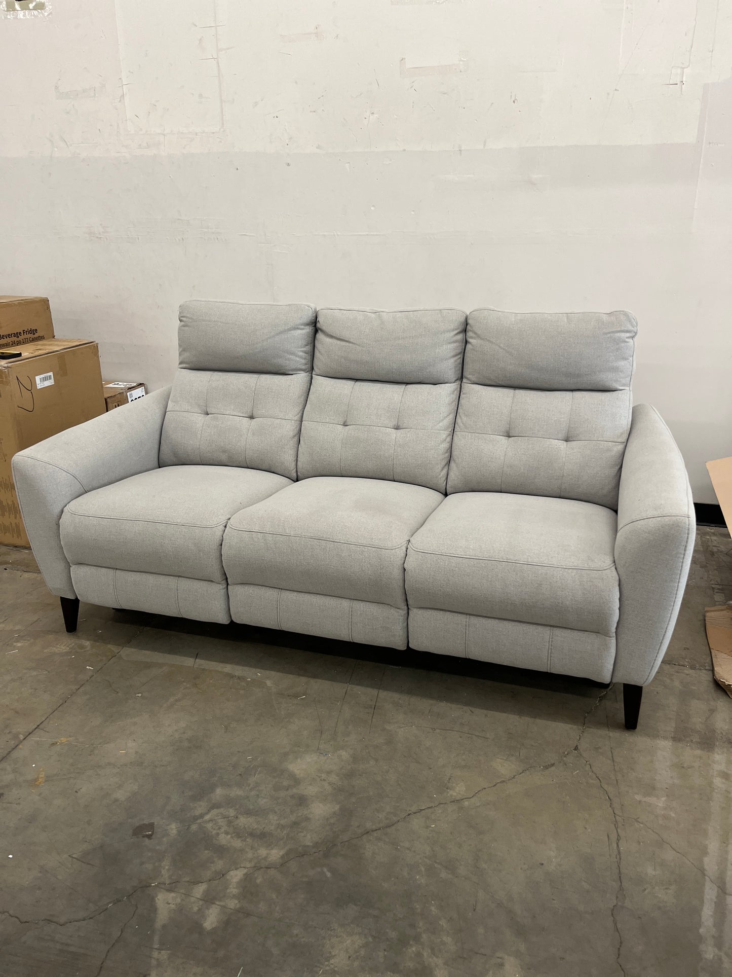 Costco - Alpendale Fabric Power Reclining Sofa with Power Headrests - Retail $1199