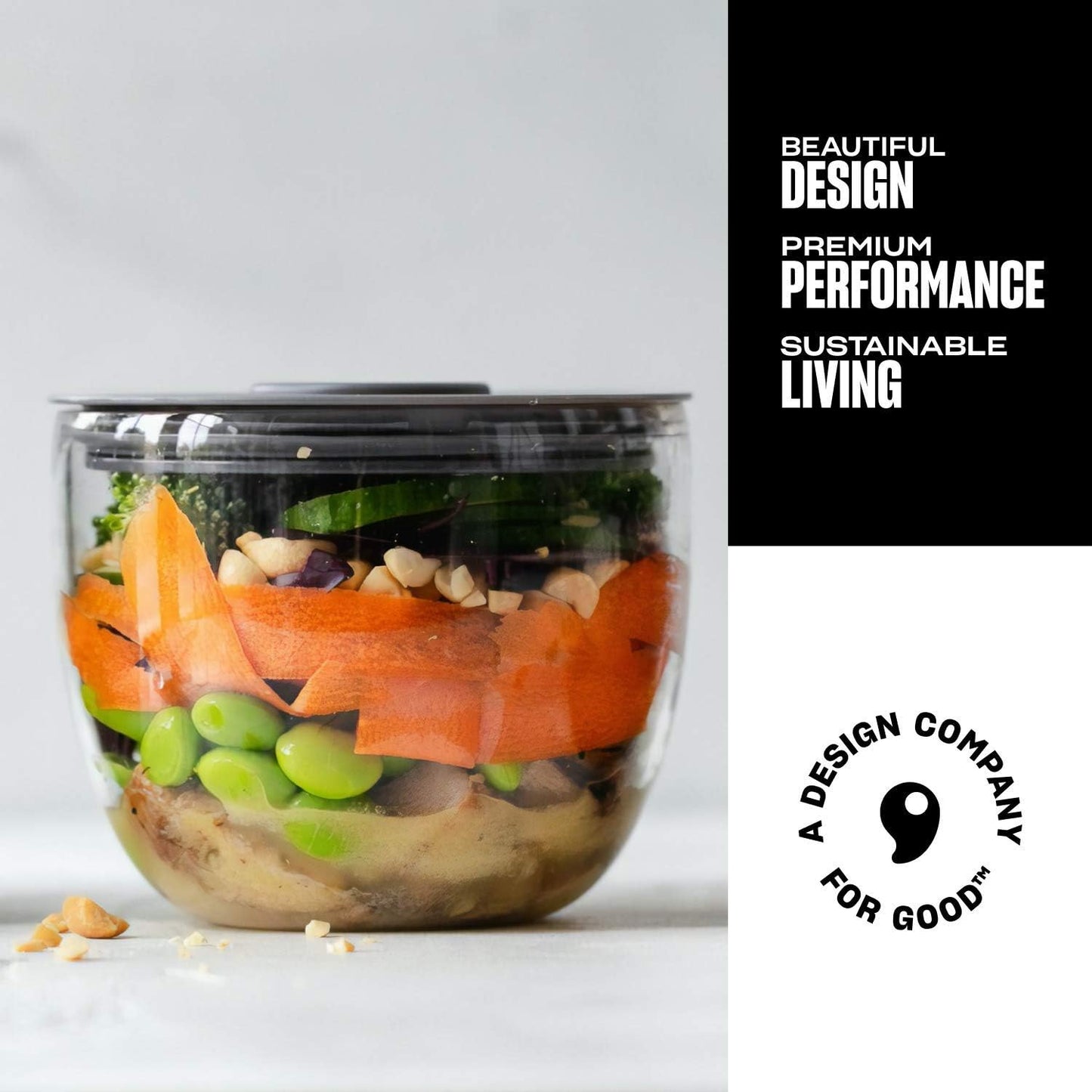 S'well Prep Food Glass Bowls - Set of 4, 12oz - Make Meal Easy and Convenient - Leak-Resistant Pop-Top Lids - Microwavable and Dishwasher-Safe - Retail $28