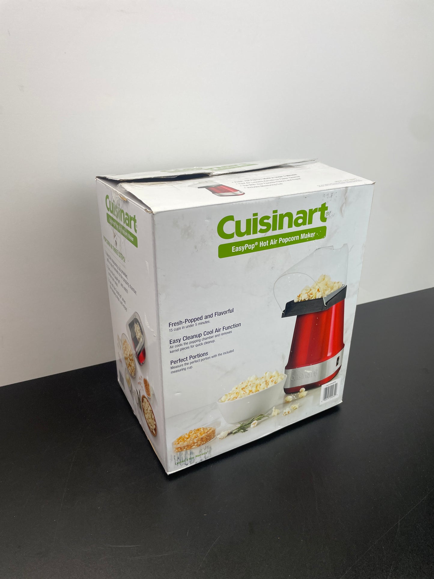 Cuisinart EasyPop Hot Air Popcorn Maker - Retail $29