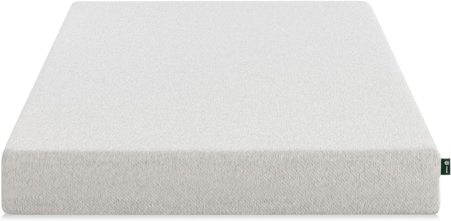 NEW - ZINUS Twin 8 Inch Ultima Memory Foam Mattress, Fiberglass Free, Pressure Relieving, CertiPUR-US Certified, Bed-in-a-Box, Twin , White - Retail $162