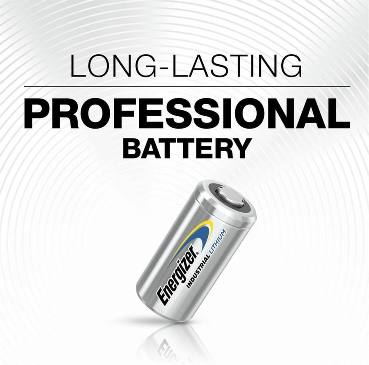 Energizer® Industrial Lithium Batteries, 123, Pack of 12 Batteries, ELN123-12