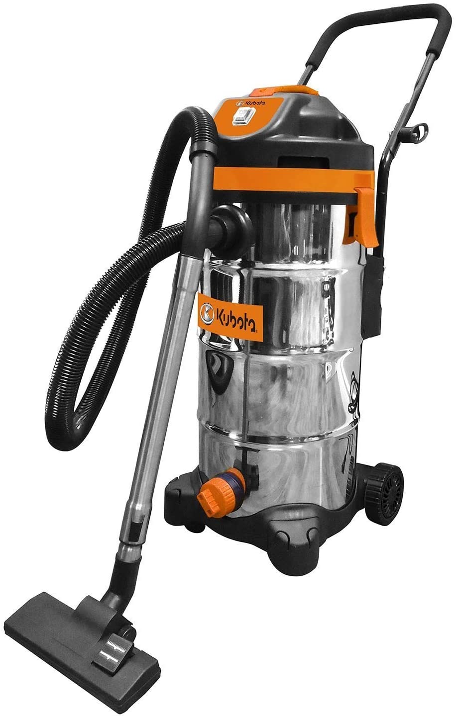 Kubota 12 Gallon Wet/Dry Stainless Steel Vacuum - Retail $49