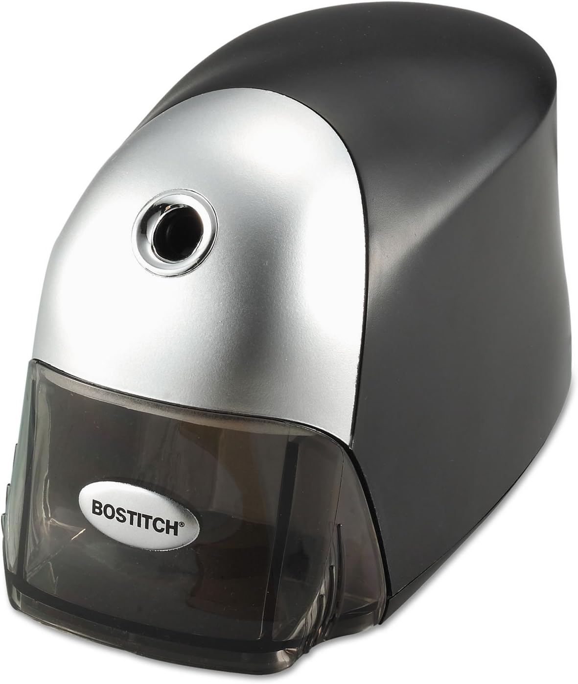 Bostitch Office QuietSharp Executive Heavy Duty Electric Pencil Sharpener - Colored Pencil Compatible, Black