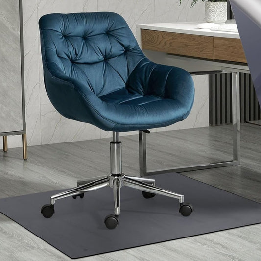 NEW - GlasFlength Office Chair Mat for Carpet Tempered Glass Chair Mat for Carpet Desk Chair Mat Floor Mat for Office Chair On Carpet Mat for Office Chair On Carpet (36" x 36" x 1/4", Grey) - Retail $38
