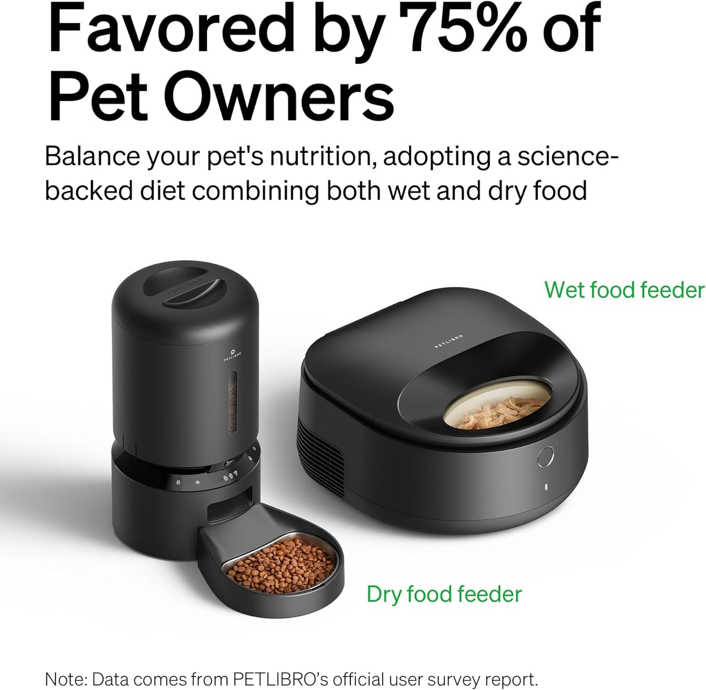 PETLIBRO Automatic Cat Feeder Wet Food Refrigerated New Upgraded APP Control,3 Days Freshness 3 Meals,Semiconductor Cooling&Quick Chills Wet Food Dispenser,Polar WiFi Timed Auto Pet Feeder for Cat Dog