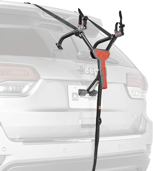 NEW - Allen Sports Ultra Compact Folding 1-Bike Trunk Mount Rack, Model MT1-B, Gray powder coated - Retail $56