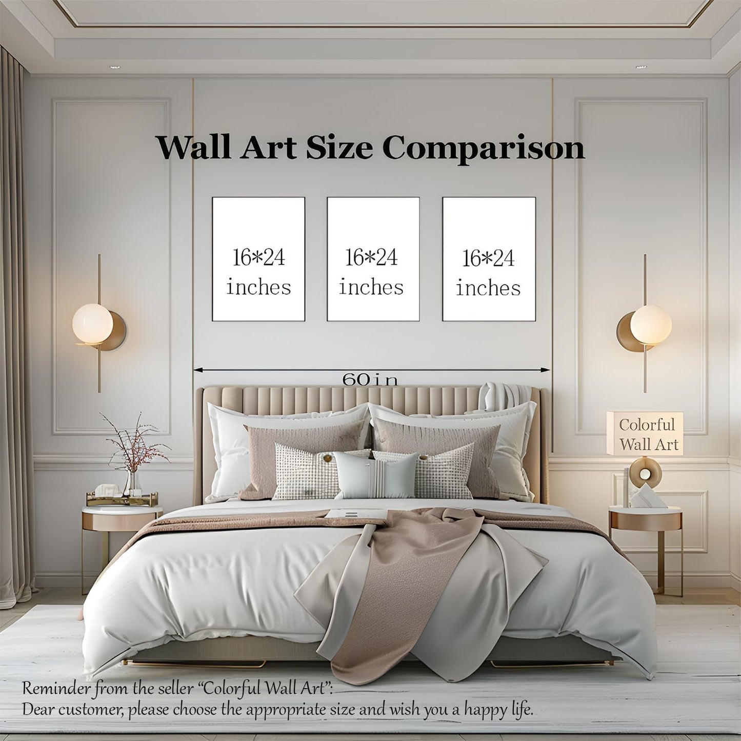 Djmwtb Preppy Bow Canvas Wall Art Beige Coquette Poster Prints Set of 3 Girly Apartment Aesthetic Pictures College Dorm Painting Decor for Girls Bedroom 16x24in Framed