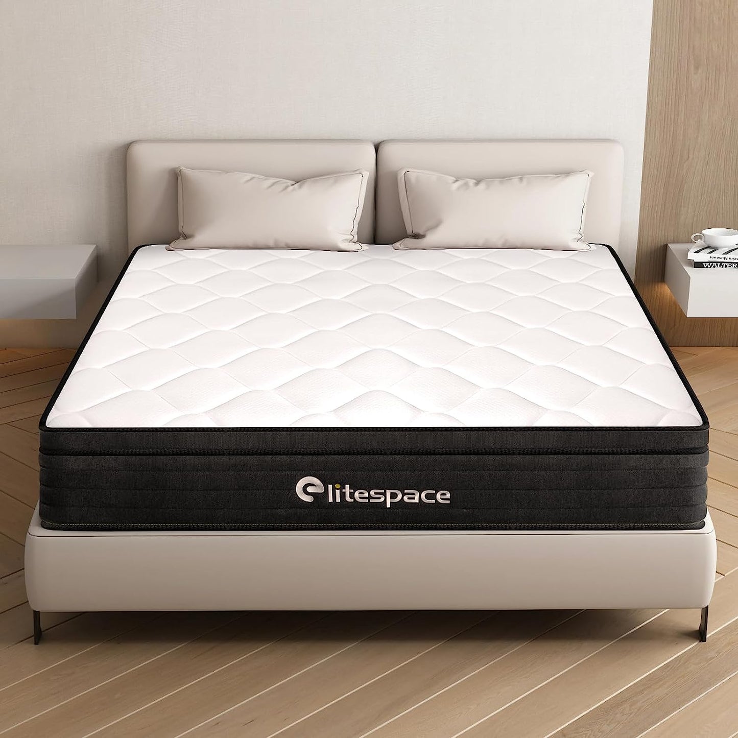 NEW - elitespace Full Size Mattress,Hybrid 12 Inch Full Mattress in a Box,Memory Foam & Individually Pocket Spring for Pain Relief,Medium Firm Full Mattresses,CertiPUR-US Certified. - Retail $249