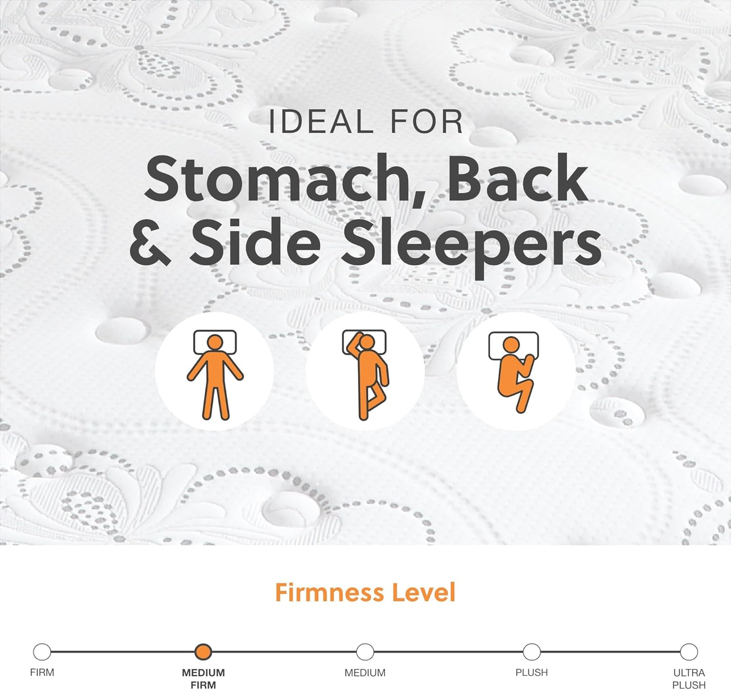 NEW - Signature Design by Ashley TWIN 10 Inch Medium Firm Hybrid Mattress with Cooling Gel Memory Foam - Retail $179