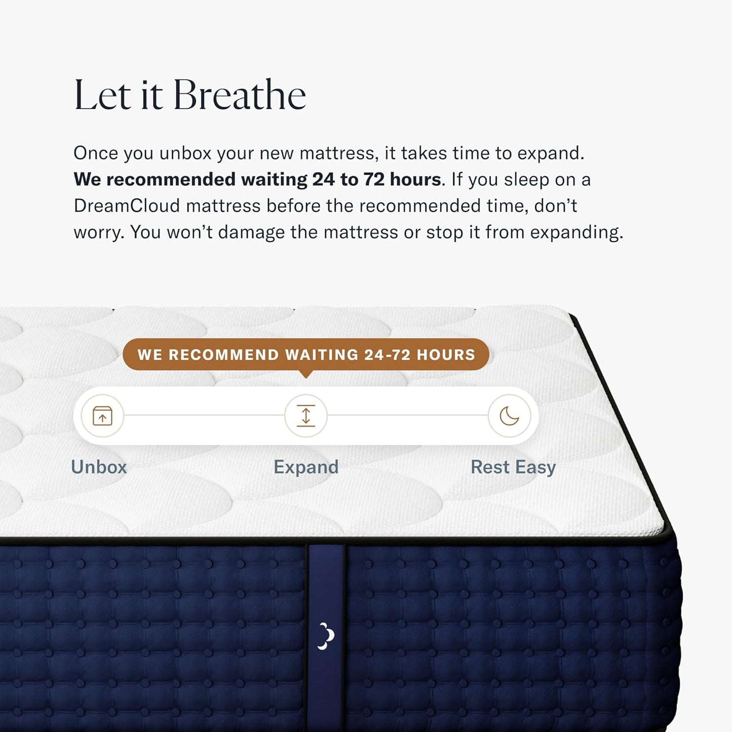 NEW - Dream Cloud 14 Inch King Mattress - Luxury Hybrid Gel Memory Foam - CertiPUR-US Certified - Retail $999