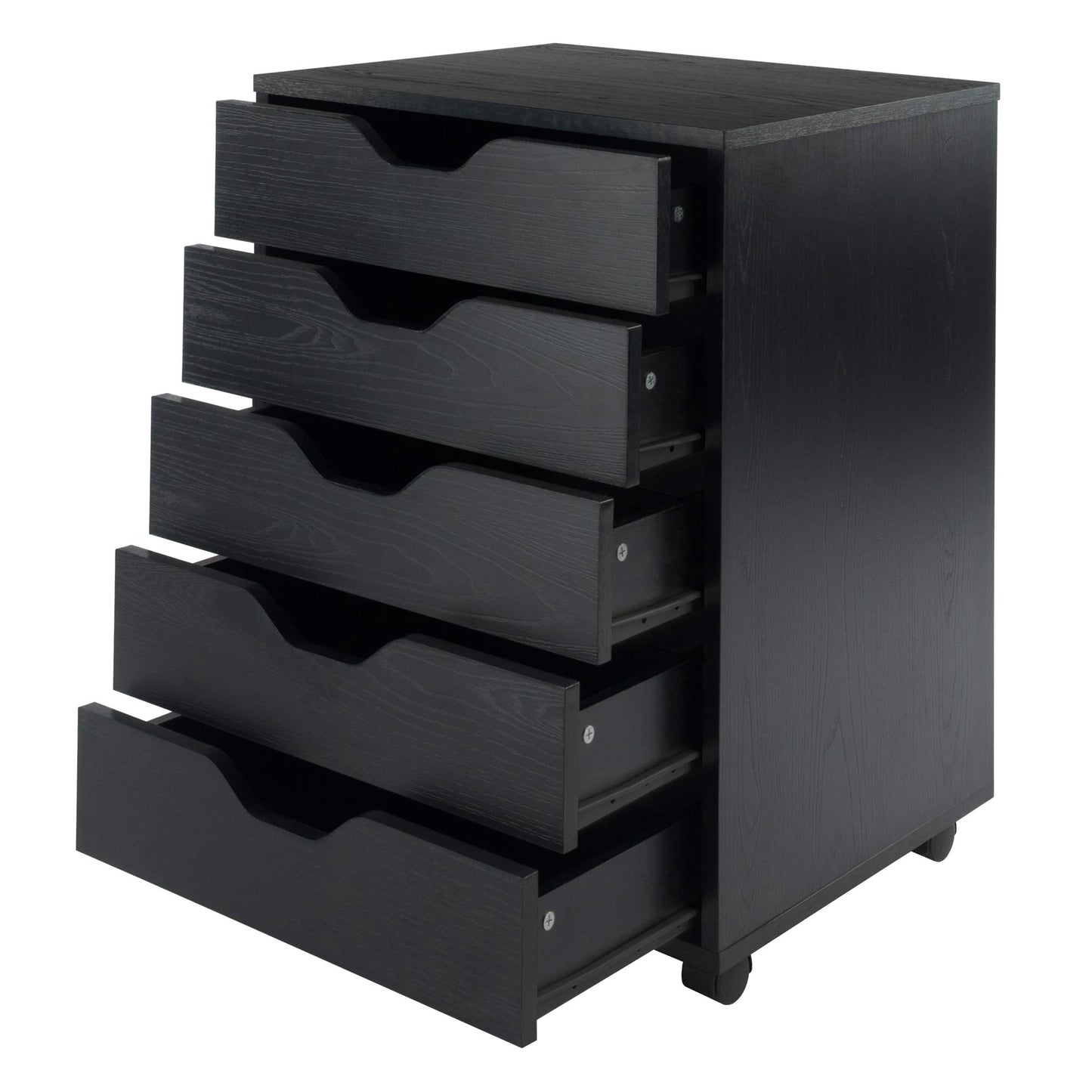 Winsome Halifax 5-Drawer Storage Cabinet, Black (20519)